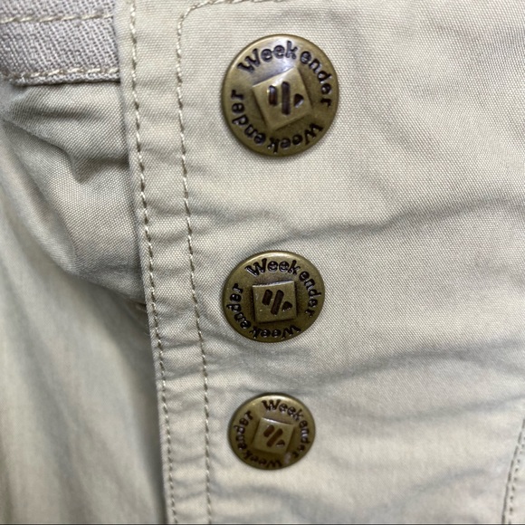 Weekend Traveler Men's Travel Convertible Jacket Correspondent Light Tan Large - Picture 7 of 16